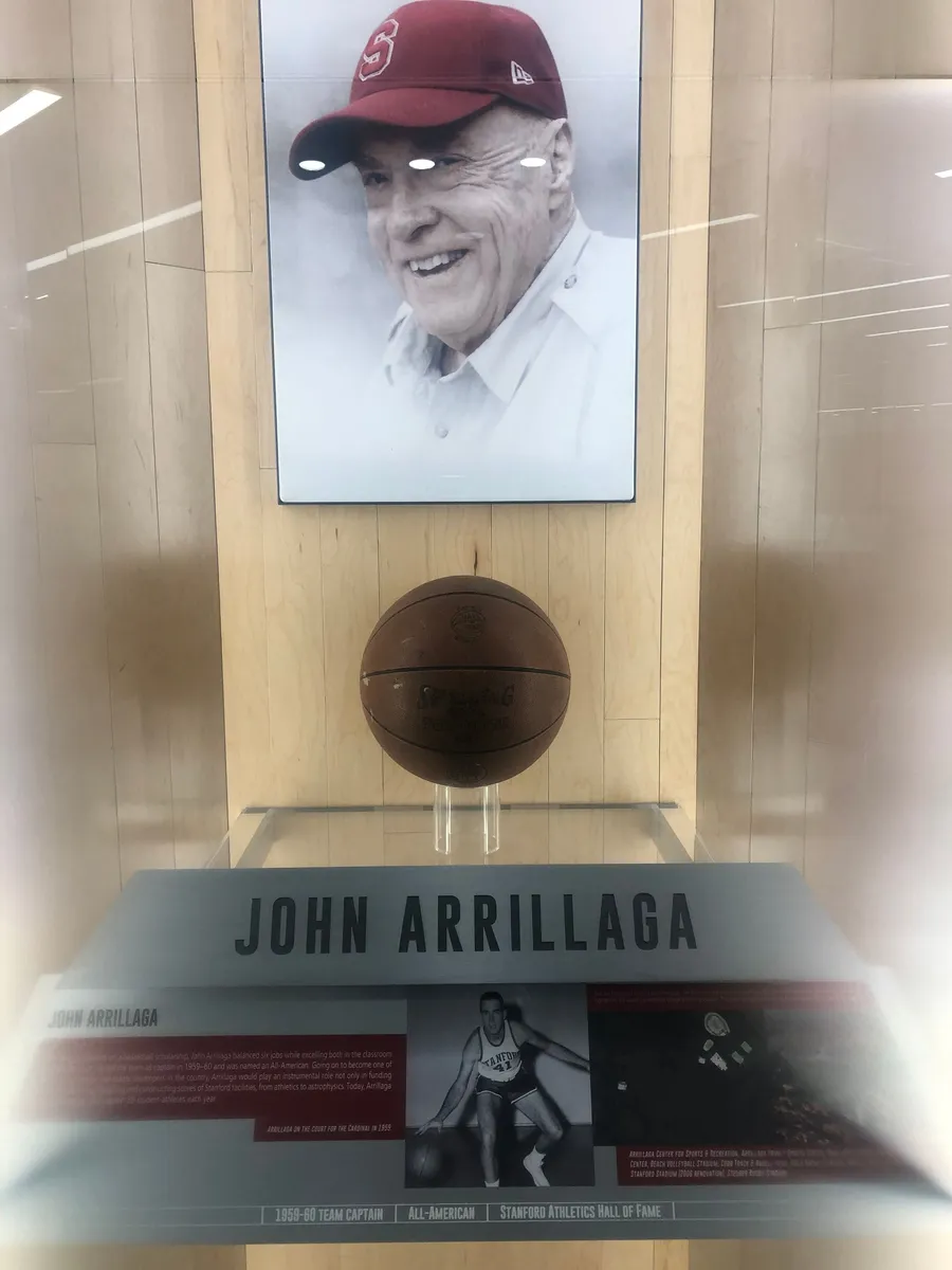 A Basket Bullet medicine ball at the Arrillaga sports centre