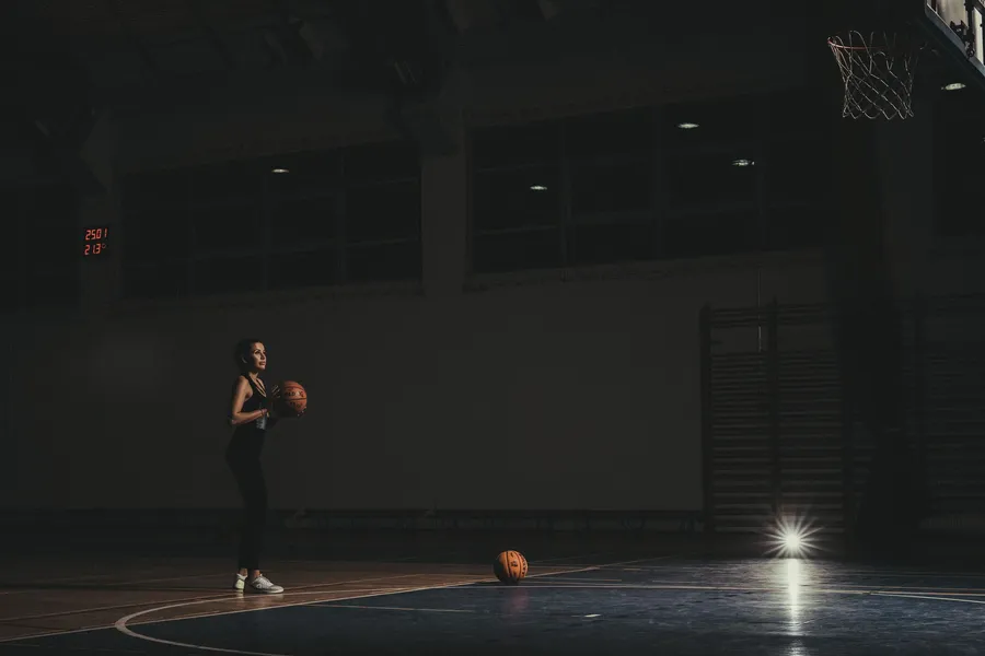 Trening indywidualny z piłką lekarską Basket Bullet