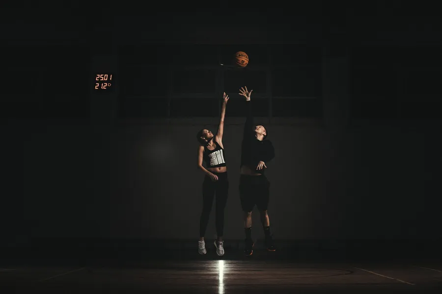 A Basket Bullet medicine ball at the start of a session